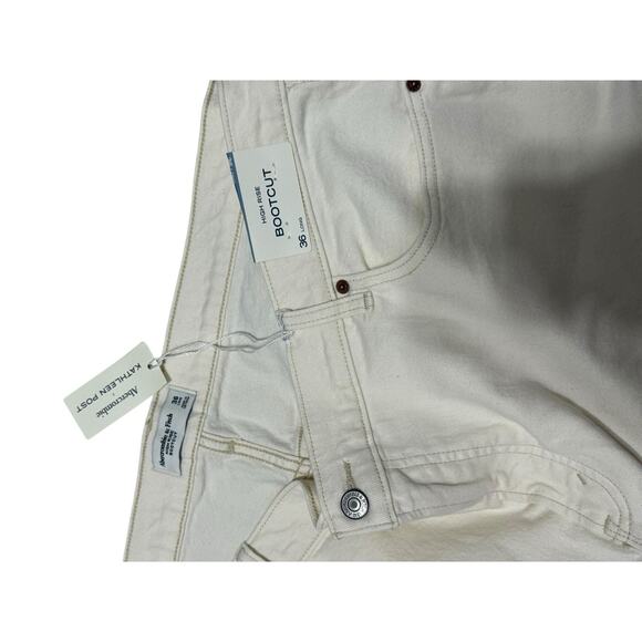 Abercrombie & Fitch HIGH RISE BOOTCUT Size 36 Long X Kathleen Post - Tall Plus - Picture 5 of 6